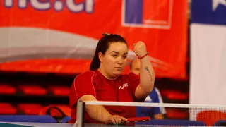 Tamara Leonelli ganó medalla de plata en el Chile Para Open de tenis de mesa