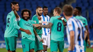 Real Madrid sufrió para vencer a Real Sociedad y alcanzar a Barcelona en el liderato