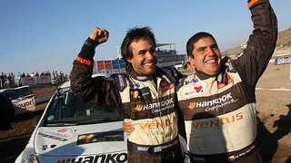 Jorge Martínez resultó campeón en el Motorshow del Rally Mobil