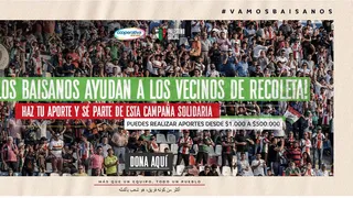 Así funciona la Olla Común de los hinchas de Palestino en Recoleta