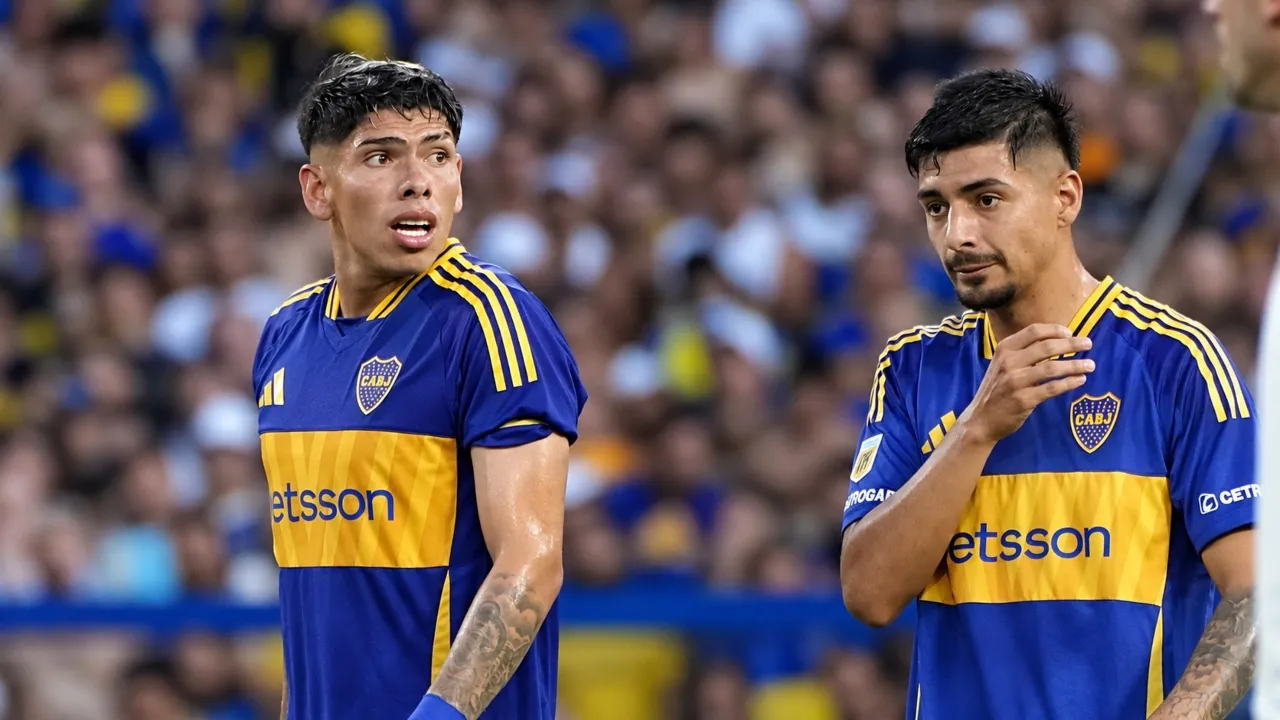 Palacios y Alarcón en Boca Juniors - © IMAGO / Photogamma