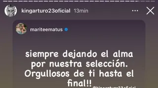 El mensaje de Marité Matus que agradeció Vidal tras dolorosa caída en Brasil