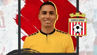 Jean Paul Pineda fue anunciado como refuerzo de Curicó Unido en el filo del cierre del libro de pases