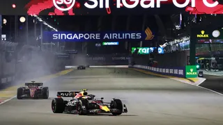 “Checo” Pérez tras ganar en Singapur: Sin duda ésta fue la mejor carrera de mi vida