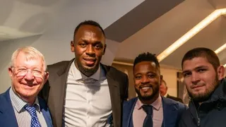 Khabib Nurmagomedov visitó a Manchester United en Old Trafford