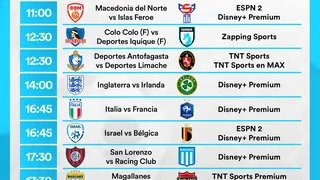Partidos de hoy, domingo 17 de noviembre: Horarios y cómo ver fútbol en vivo