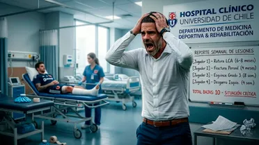 No hay respiro para Gago: Un nuevo paciente colapsa el hospital de la U de Chile