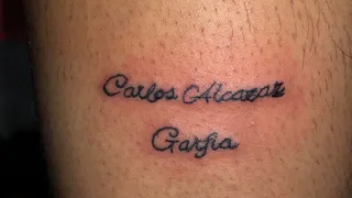 Carlos Alcaraz bromeó con un fanático que se tatuó mal su nombre