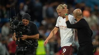 Josep Guardiola retó a un molesto Erling Haaland en el duelo de Manchester y Burnley