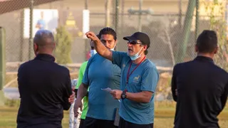 Mario Salas ya dirigió su primera práctica como entrenador de Wadi Degla FC de Egipto