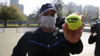 Fernando González participó de reapertura de canchas del Parque Araucano