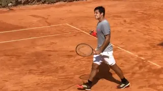 Así fue el último punto y la celebración eufórica de Garin ante Klizan en Barcelona