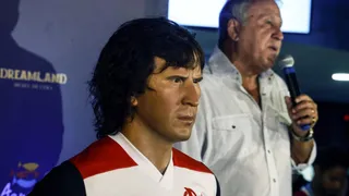 Leyenda: Zico fue homenajeado con una estatua de cera en Río de Janeiro