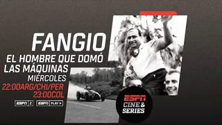ESPN estrenará este miércoles serie sobre Juan Manuel Fangio