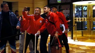 La Roja aterrizó en Argentina para su importante duelo en las Clasificatorias