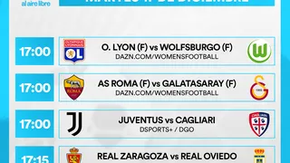 Partidos de hoy, martes 17 de diciembre: Horarios y cómo ver fútbol en vivo