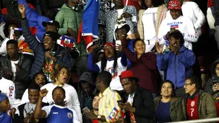 La hinchada haitiana se hizo sentir en La Serena durante el amistoso con Chile