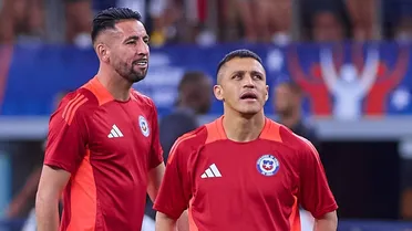 Mauricio Isla compartió imágenes del entrenamiento en Juan Pinto Durán junto a Alexis Sánchez