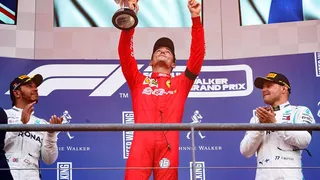Charles Leclerc logró su primera victoria en la Fórmula 1 al ganar el Gran Premio de Bélgica