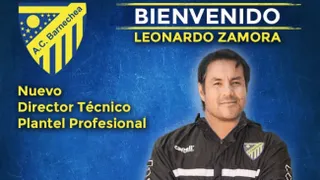 Leonardo Zamora se convirtió en el nuevo técnico de Barnechea