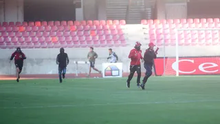 Hinchas invadieron brevemente cancha de La Portada previo al duelo de La Serena y Antofagasta