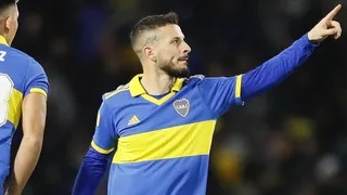 Benedetto anotó su primer gol del año para el empate que evitó la caída de Boca ante Lanús