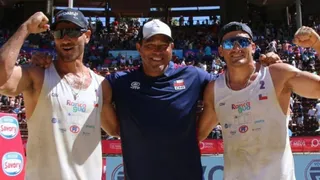Los primos Grimalt ganaron el Sudamericano de Vólei Playa en Rancagua con gran remontada
