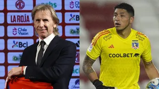 Gareca al ser consultado por Cortés: “Vinimos a ver el partido y en general a todos”