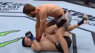 Said Nurmagomedov demoró 51 segundos en noquear al filipino Mark Striegl en el UFC