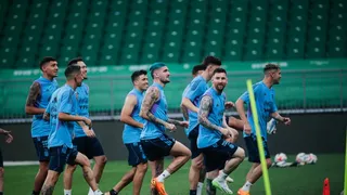 Lionel Messi comandó la práctica de Argentina en la previa de jugar ante Australia