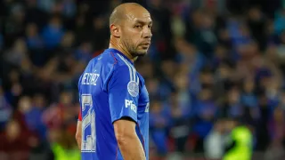 El capitán azul anticipó el clásico con la UC © Andres Pina/Photosport
