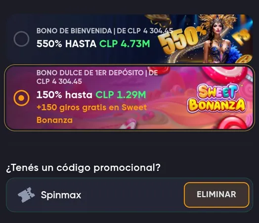 Sportium Chile-Bono de bienvenida- Código promocional