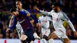 Hinchas de Liverpool reclamaron que Messi golpeó en el rostro a Fabinho antes de su golazo