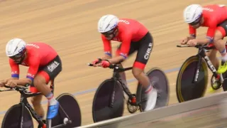 ¡Bronce para Chile! La cuarteta masculina se quedó con el tercer lugar en el ciclismo pista