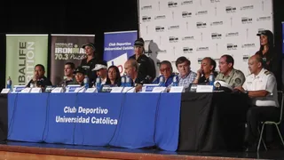Los competidores del Ironman 70.3 de Pucón mostraron sus expectativas