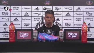 Brayan Cortés expresó las condolencias de Colo Colo a Carlos Caszely y a su familia