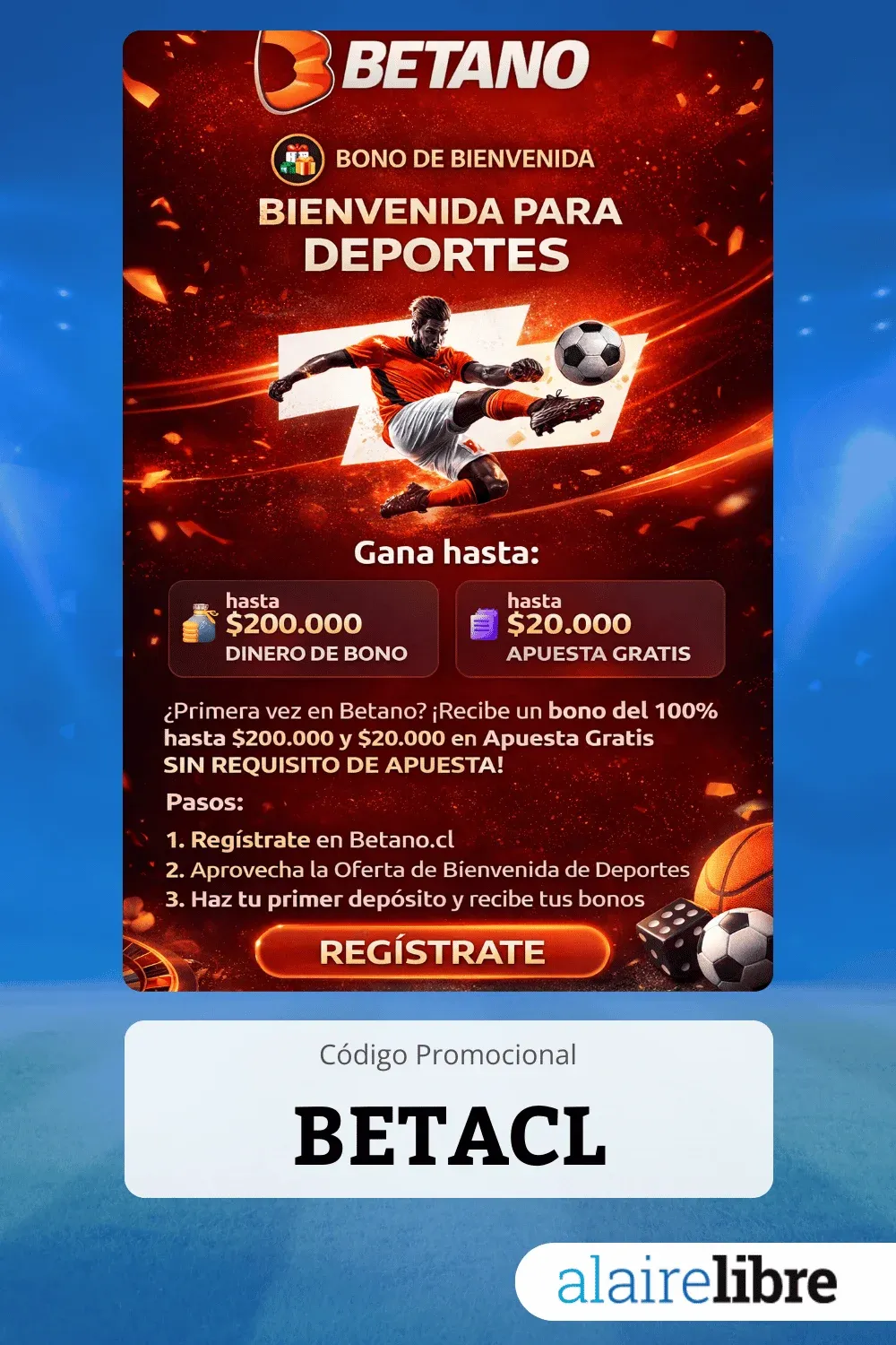 betano bono de bienvenida chile