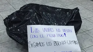 Curicó siguió el ejemplo, dejó impecable su camarín en el Monumental y un especial mensaje