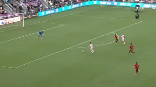 Lionel Messi golpeó de entrada y abrió la cuenta para Inter Miami ante Atlanta United