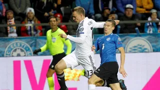 Alemania tuvo notable cosecha frente a Estonia pese a contar con un jugador menos