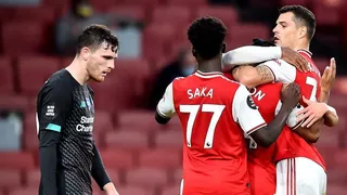 Arsenal tumbó al campeón Liverpool y lo dejó sin récord de puntos en la Premier League