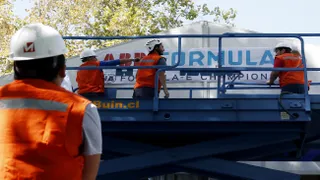 Intendente Orrego inspeccionó las instalaciones de la Fórmula E