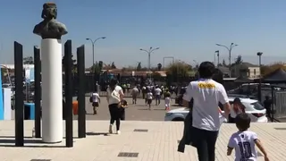 Hinchas de Colo Colo comenzaron a abandonar el Monumental tras el tercer gol de la UC