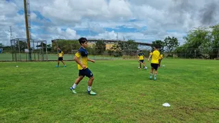 Everton completó su primer entrenamiento en Venezuela pensando en la Libertadores