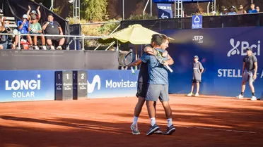Matías Soto y Orlando Luz pasaron a las semifinales del dobles en el Chile Open