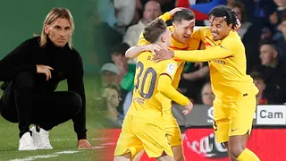 Barcelona aplastó a Elche que tuvo el debut de Sebastián Beccacece