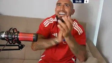 Vidal se robó la película en el triunfazo de Chile en el Mundial de la Kings League: bromeó con un hincha de la U