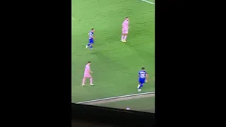 El desagradable momento que vivió Robbie Robinson en el debut de Messi en Inter Miami
