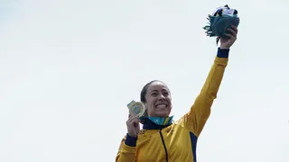 La colombiana Mariana Pajón conquistó su tercer oro panamericano en Santiago 2023