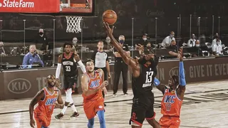 James Harden comandó victoria de Houston Rockets sobre los Thunder en los playoffs